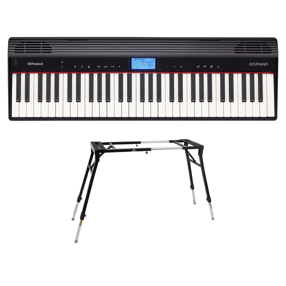 ROLAND GO-61P GO:PIANO エントリーキーボード ピアノ KS-060 4本脚型スタンド付きセット