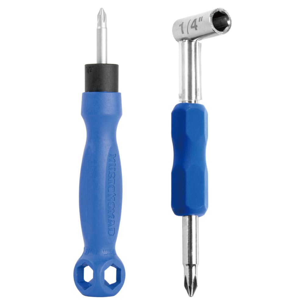 MUSIC NOMAD MN227 ＆ MN231 The Octopus 8in1 万能ツール 1/4インチ径 トラスロッドレンチ 工具2点セット