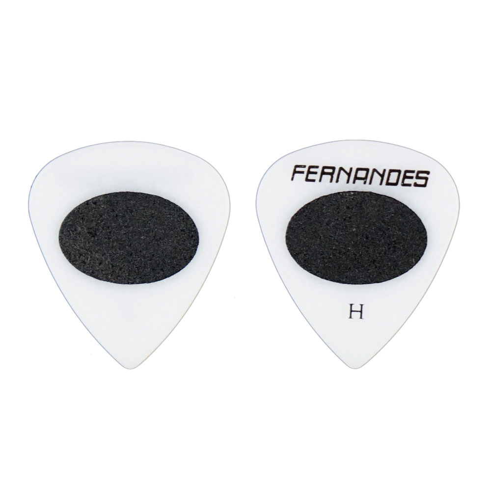 FERNANDES P-100SL White Heavy 1.0mm ティアドロップ ピック×10枚
