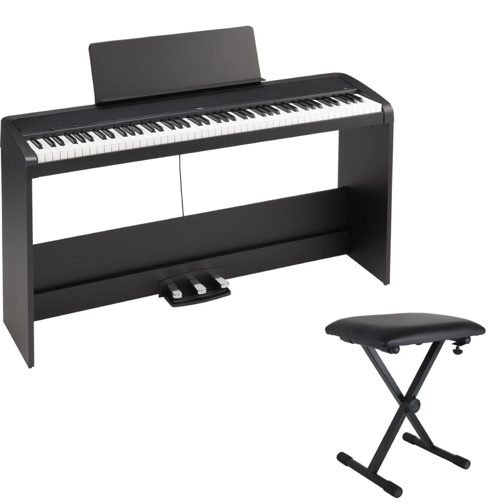 KORG B2SP BK 電子ピアノ X型イス付き ブラック
