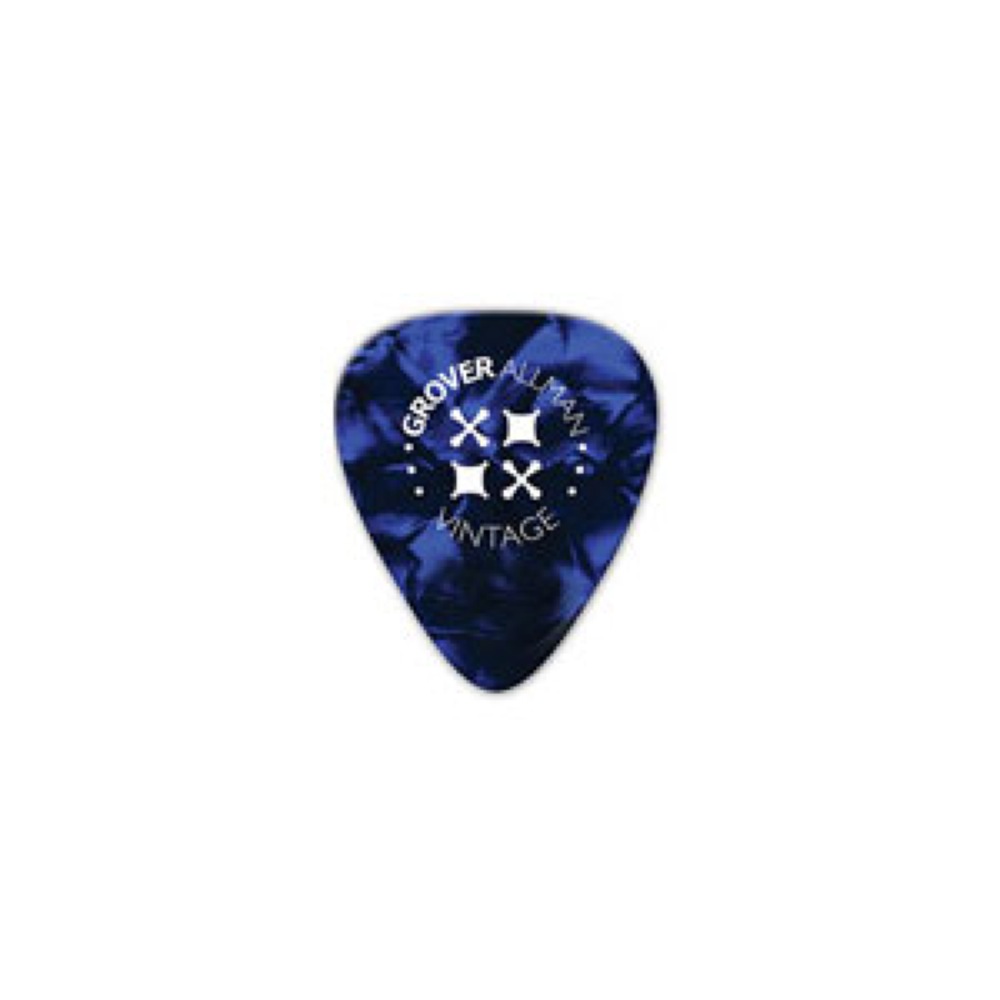 Grover Allman Vintage Celluloid Blue 0.46mm PPV4407 ギターピック×30枚