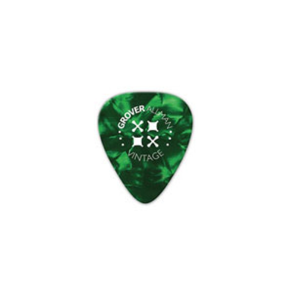 Grover Allman Vintage Celluloid Green 1.35mm PPV4612 ギターピック×30枚