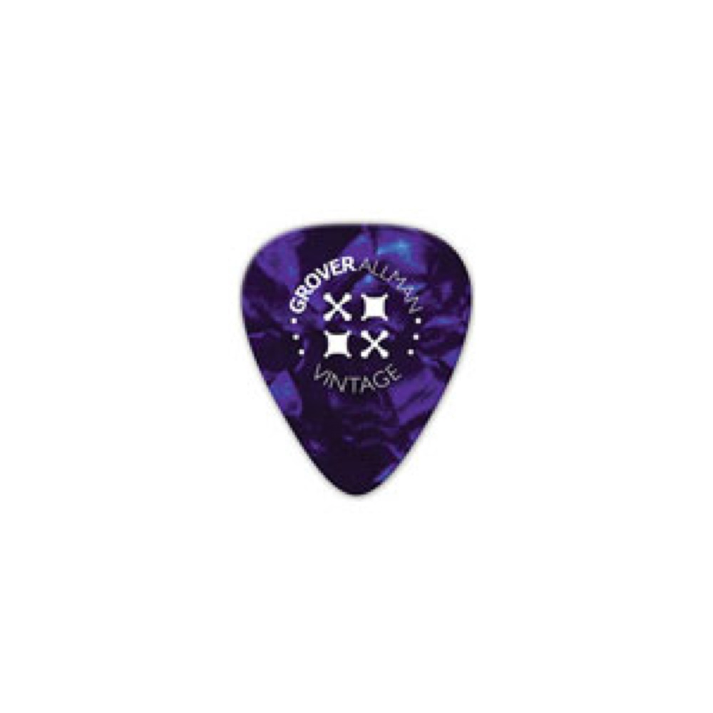 Grover Allman Vintage Celluloid Purple 1.35mm PPV4812 ギターピック×30枚
