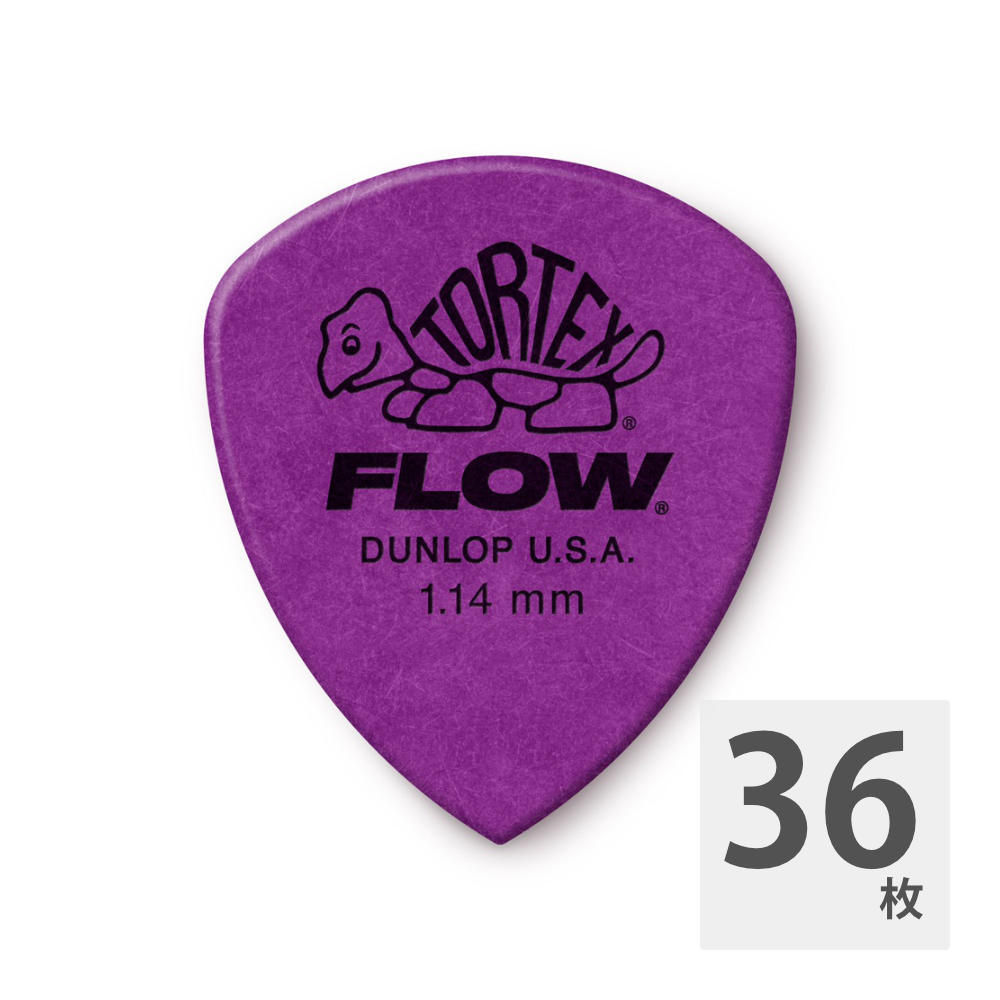 JIM DUNLOP 558B114 Tortex FLOW Standard 1.14mm ギターピック×36枚