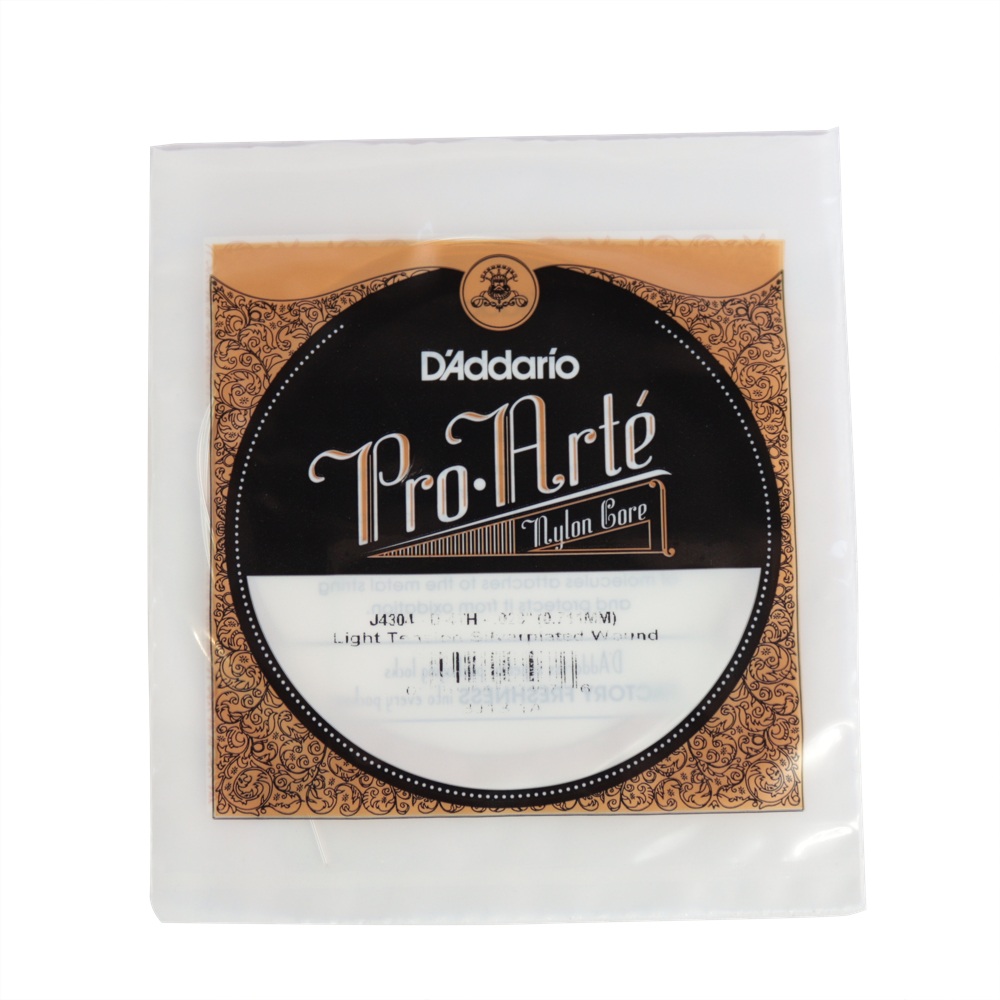 D’Addario Pro-Arte J4304 クラシックギター用 バラ弦 4弦×5本