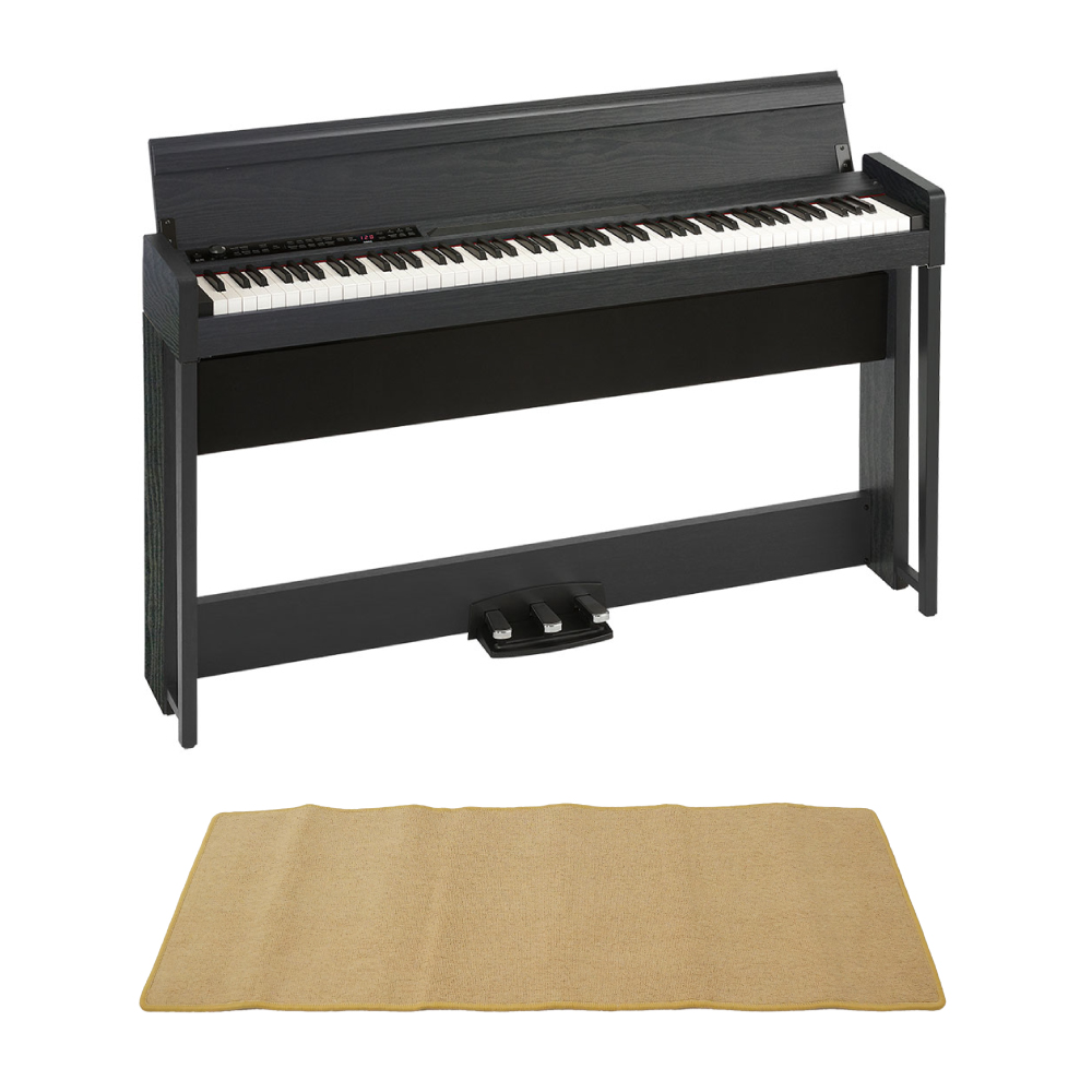 KORG C1 AIR WBK 電子ピアノ ピアノマット(クリーム)付きセット