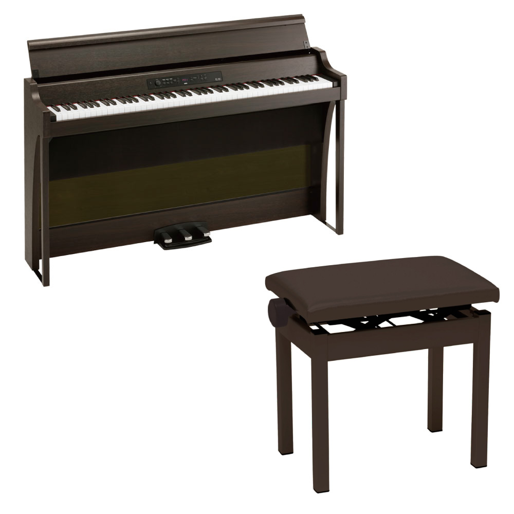 KORG G1B AIR BR 電子ピアノ PC-300 BR キーボードベンチ付き