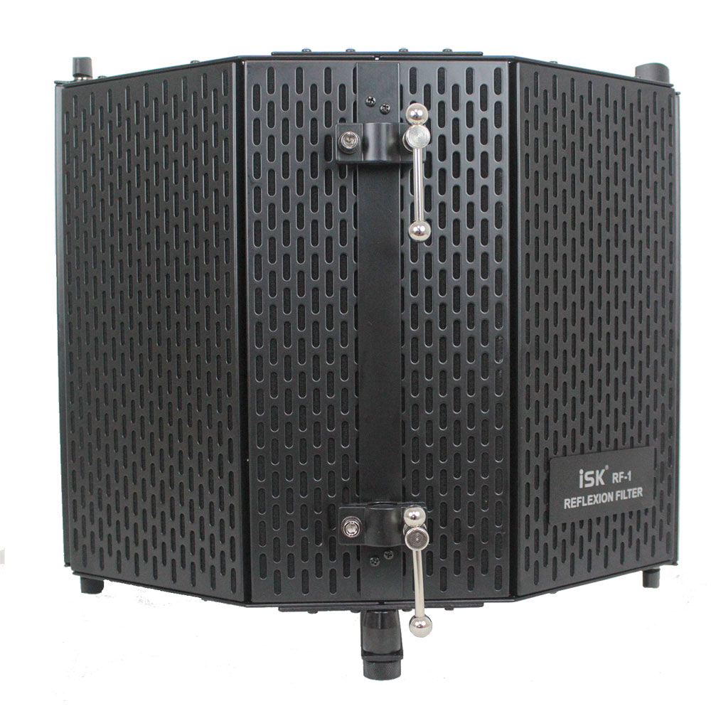 iSK RF-1 リフレクションフィルター Dicon Audio MS-101 ブームマイクスタンド 2点セット 背面画像