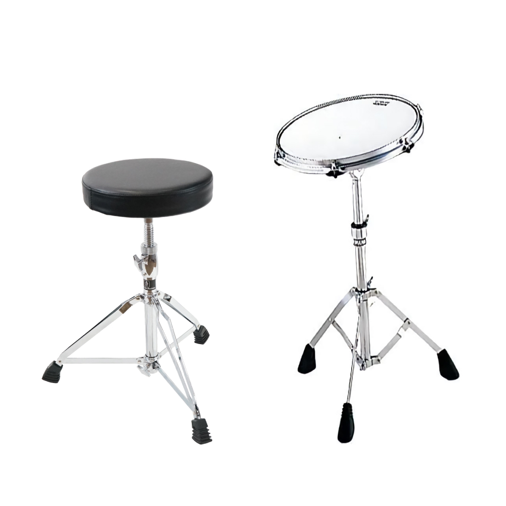 YAMAHA TS12S ドラム練習用トレーニングパッド Dicon Audio SB-009 ドラムスローン付きセット