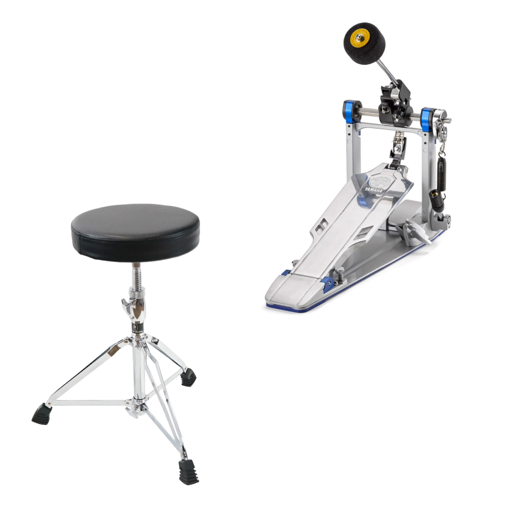 YAMAHA FP9C ダブルチェーンドライブモデル ドラムペダル Dicon Audio SB-009 ドラムスローン付きセット