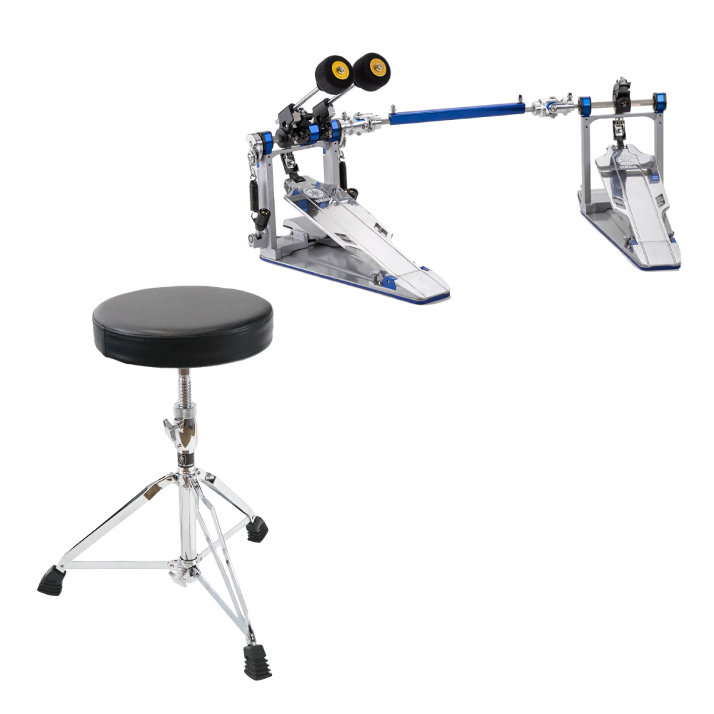 YAMAHA DFP9CL ダブルチェーンドライブモデル ツインペダル 左利き用 Dicon Audio SB-009 ドラムスローン付きセット