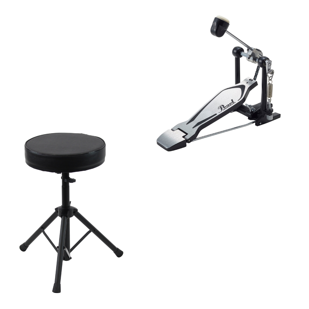Pearl P-63 STANDARD ドラムペダル Dicon Audio SB-005 ドラムスローン付きセット