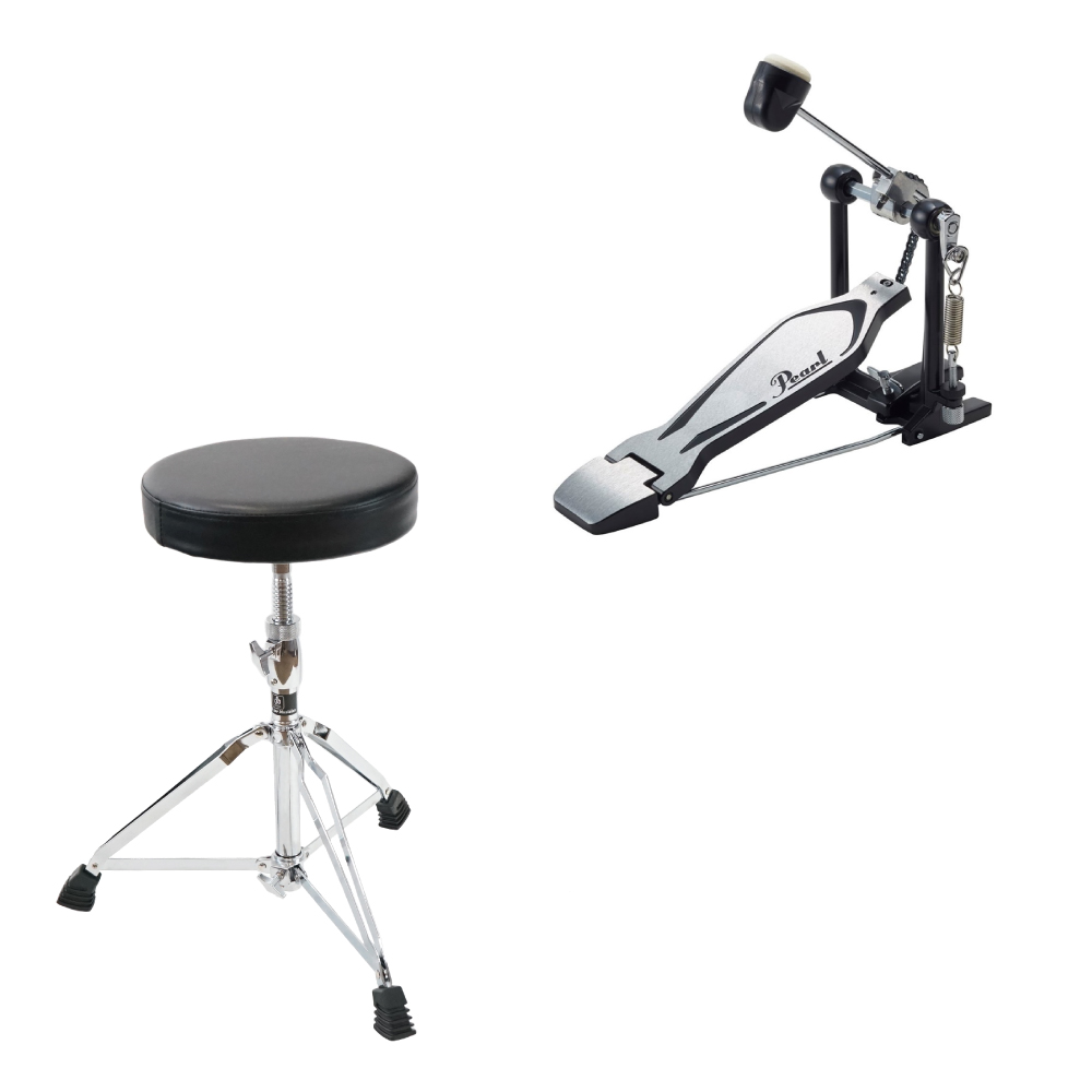 Pearl P-63 STANDARD ドラムペダル Dicon Audio SB-009 ドラムスローン付きセット
