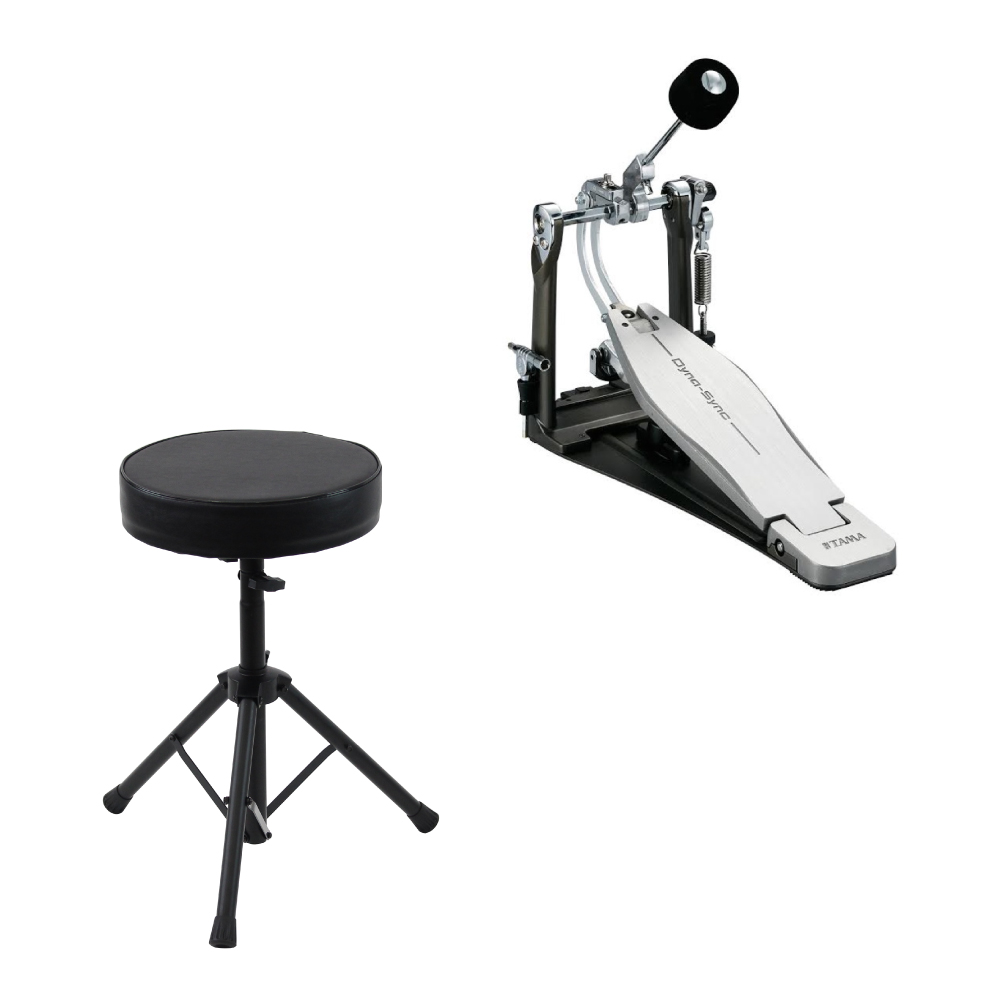 TAMA HPDS1 Dyna-Sync Drum Pedal ドラムペダル Dicon Audio SB-005 ドラムスローン付きセット
