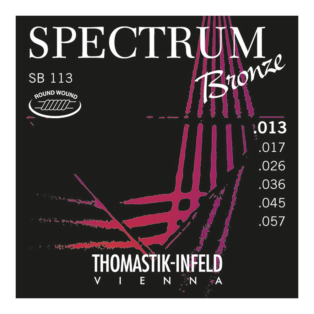 Thomastik-Infeld SB113 Spectrum Bronze 13-57 アコースティックギター弦×3セット