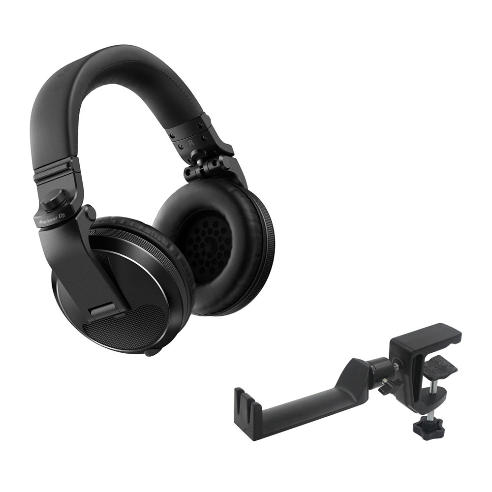 Pioneer DJ HDJ-X5-K Black DJヘッドホン ヘッドホンハンガー付きセット