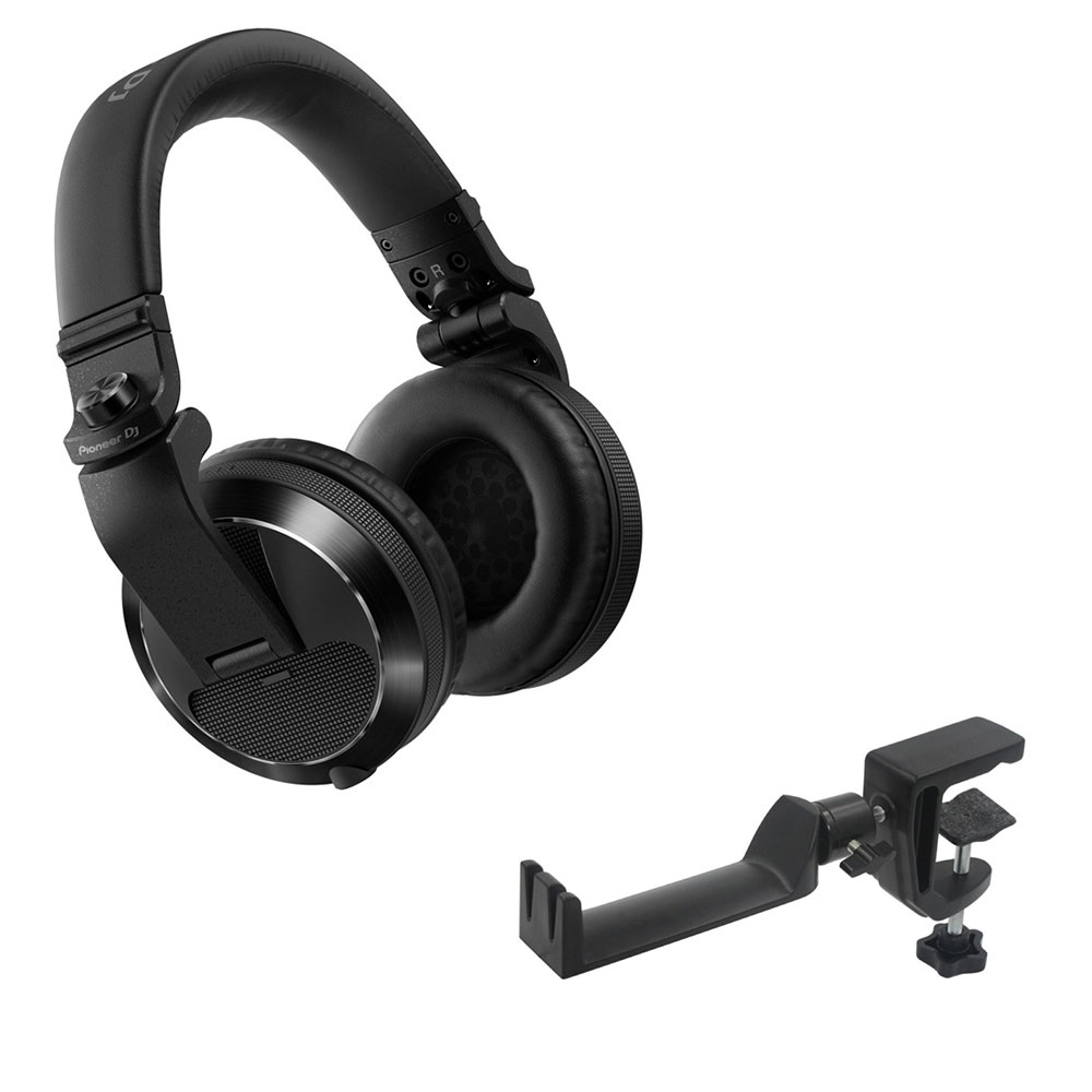Pioneer DJ HDJ-X7-K Black DJヘッドホン ヘッドホンハンガー付きセット