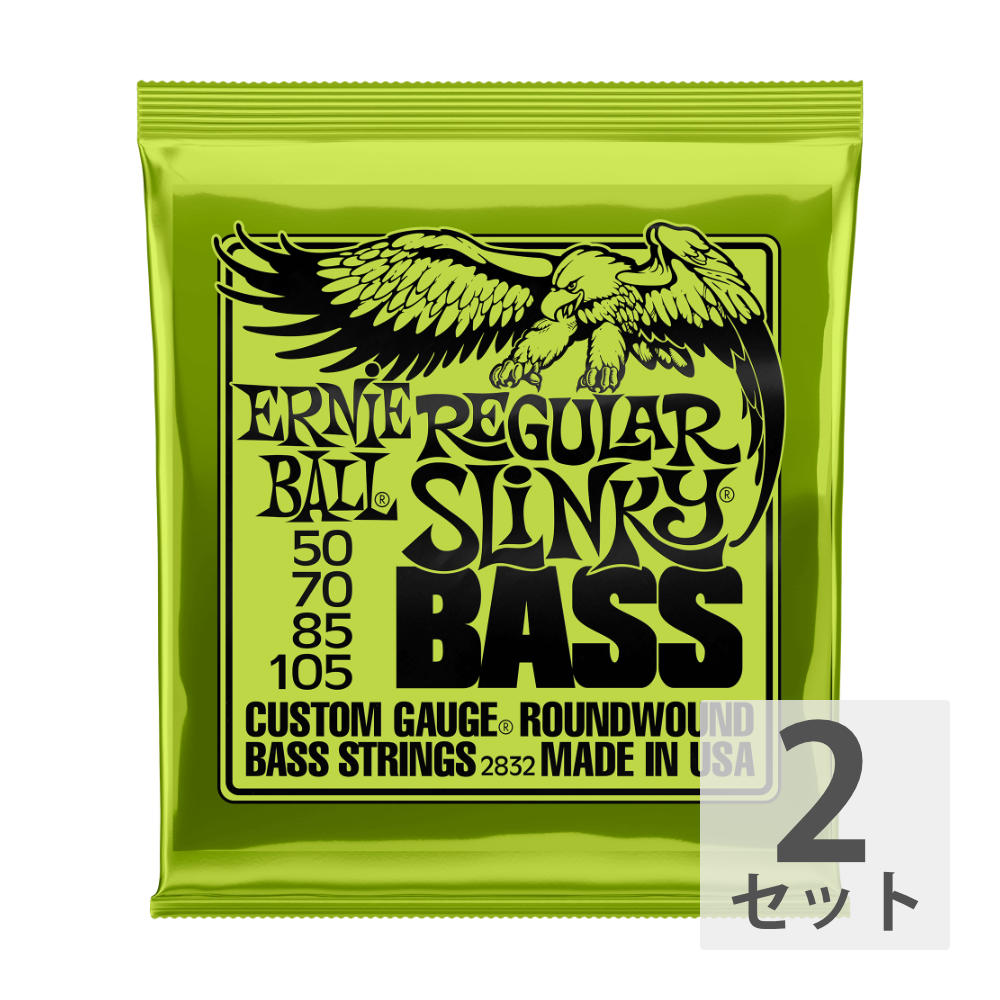 ERNIE BALL 2832/REGULAR SLINKY BASS×2SET ベース弦