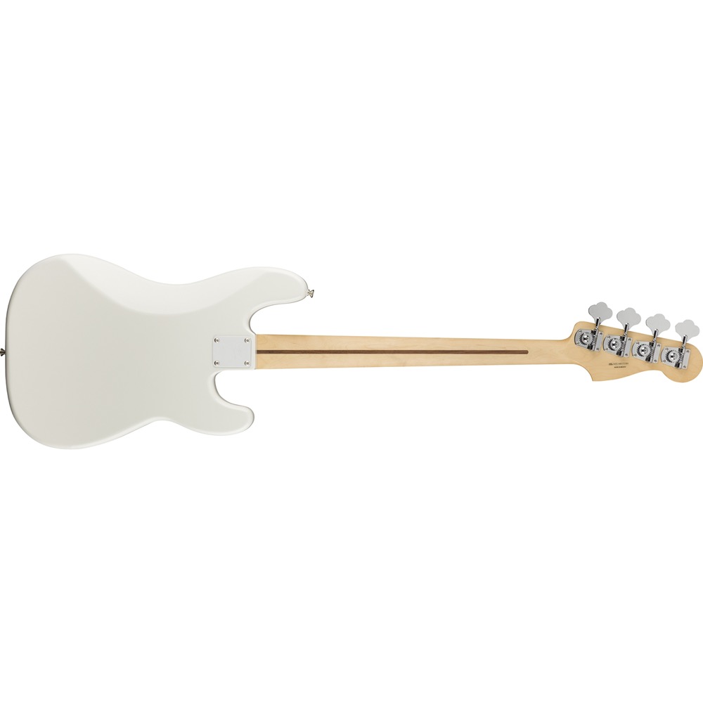 Fender Player Precision Bass Left Handed PF Polar White レフティ エレキベース VOXアンプ付き 入門10点セット ボディバック画像