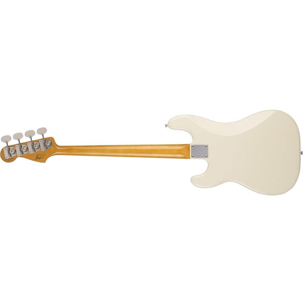 Fender Hama Okamoto Precision Bass Rosewood Fingerboard Olympic White エレキベース VOXアンプ付き10点セット ボディバック全体画像
