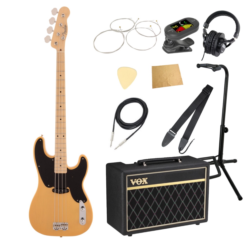 Fender Made in Japan Aerodyne II Jazz Bass RW AWT VOXアンプ付き エレキベース 入門 10点セット