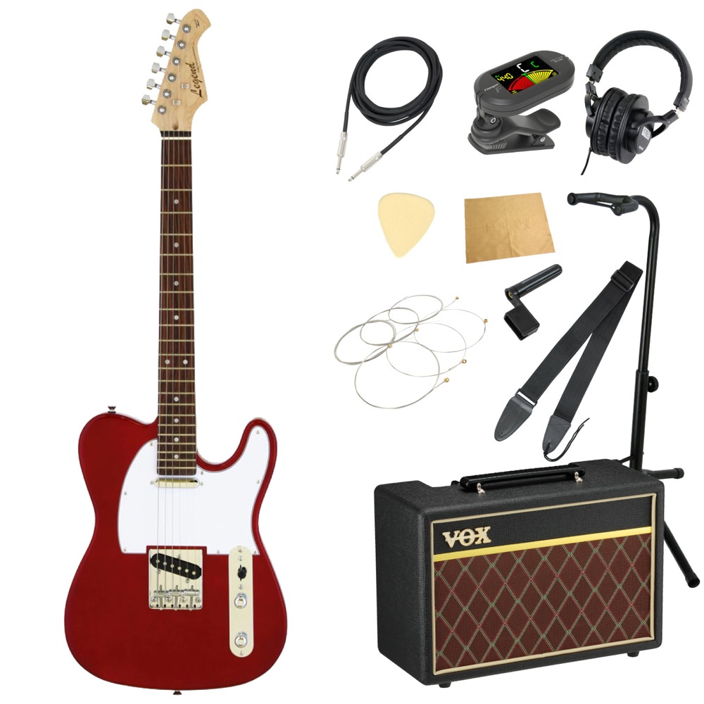 LEGEND LTE-Z CA エレキギター VOXアンプ付き 入門11点セット