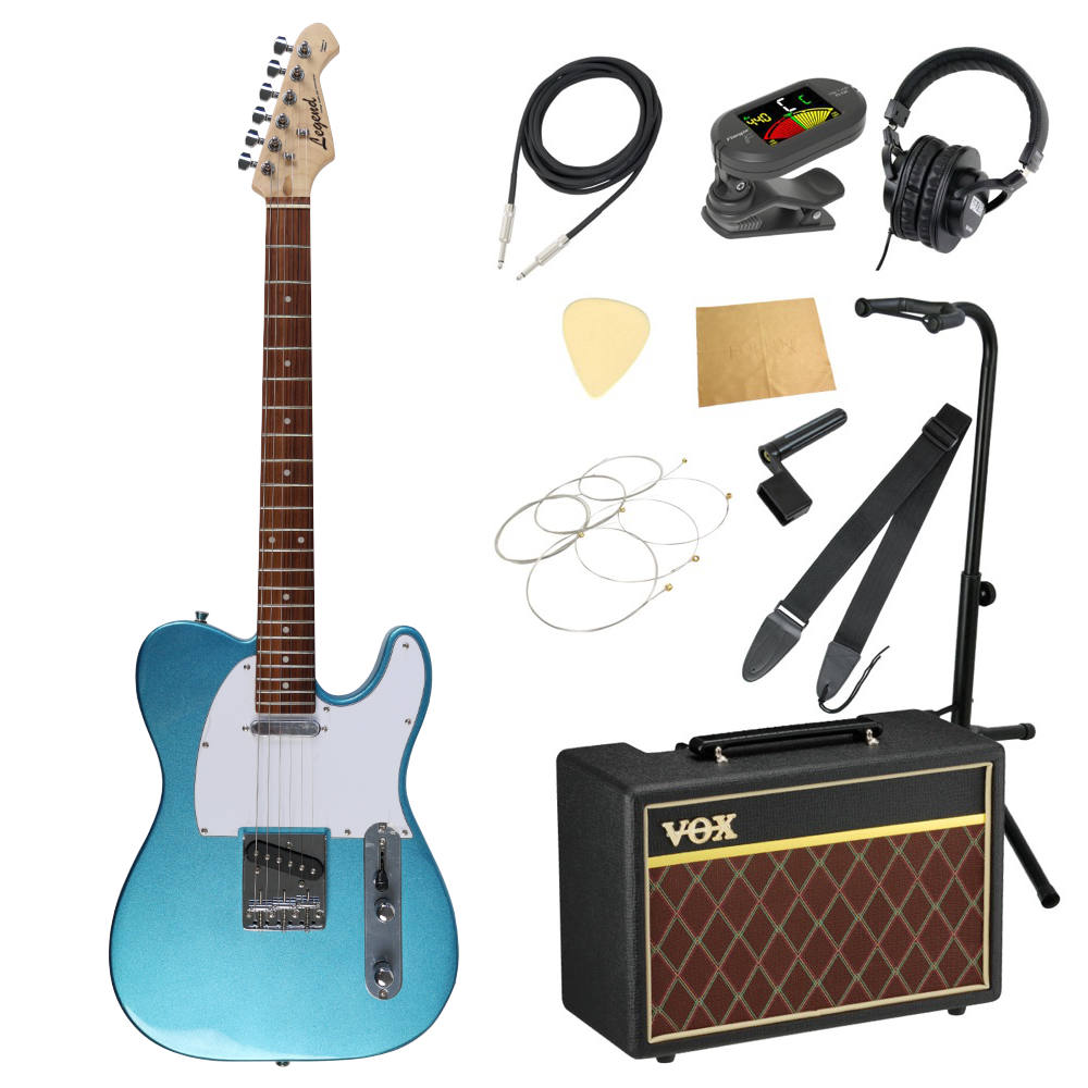 LEGEND LTE-Z MBL エレキギター VOXアンプ付き 入門11点セット