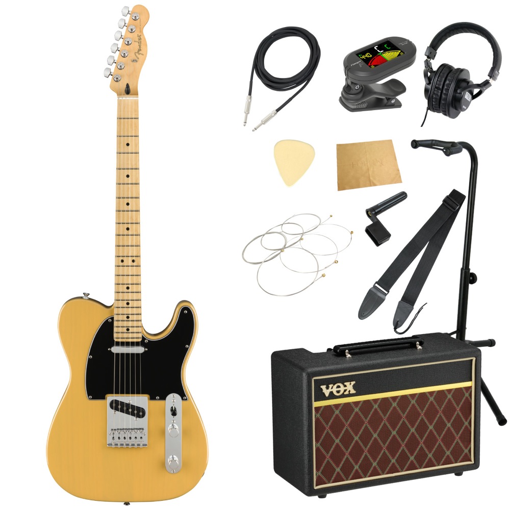 Fender Player Telecaster MN Butterscotch Blonde エレキギター VOXアンプ付き 入門11点セット