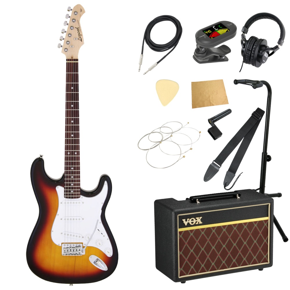 LEGEND LST-Z 3TS エレキギター VOXアンプ付き 入門11点セット