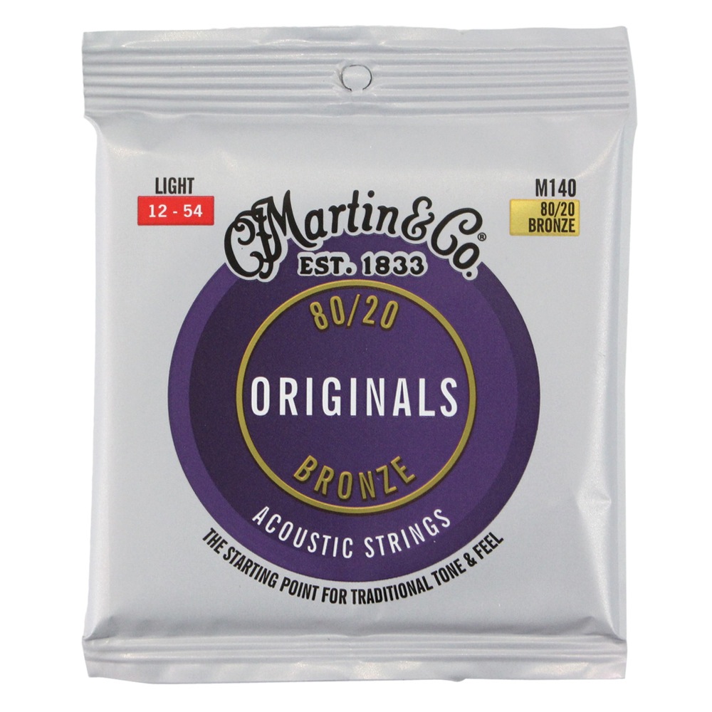 MARTIN M140 Light 12-54 アコースティックギター弦×5セット