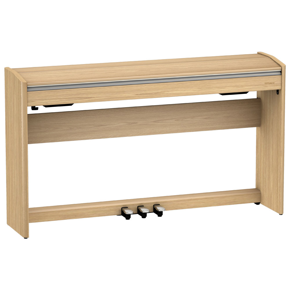 【組立設置無料サービス中】 ROLAND F701-LA 電子ピアノ ライトオーク調仕上げ 高低自在椅子&セッティングマット付き 全体