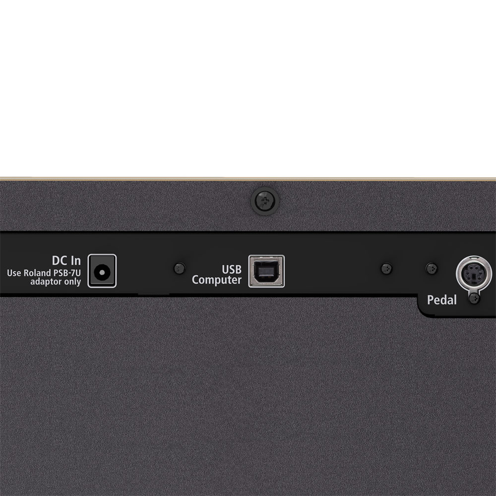 【組立設置無料サービス中】 ROLAND F701-LA 電子ピアノ ライトオーク調仕上げ 高低自在椅子&セッティングマット付き 端子