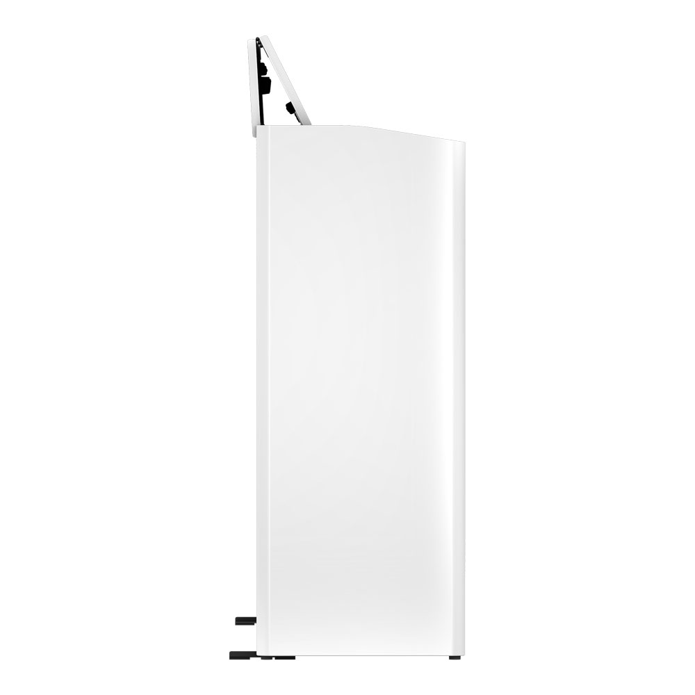 【組立設置無料サービス中】 ROLAND F701-WH ホワイト 電子ピアノ 高低自在椅子&セッティングマット付き 側面