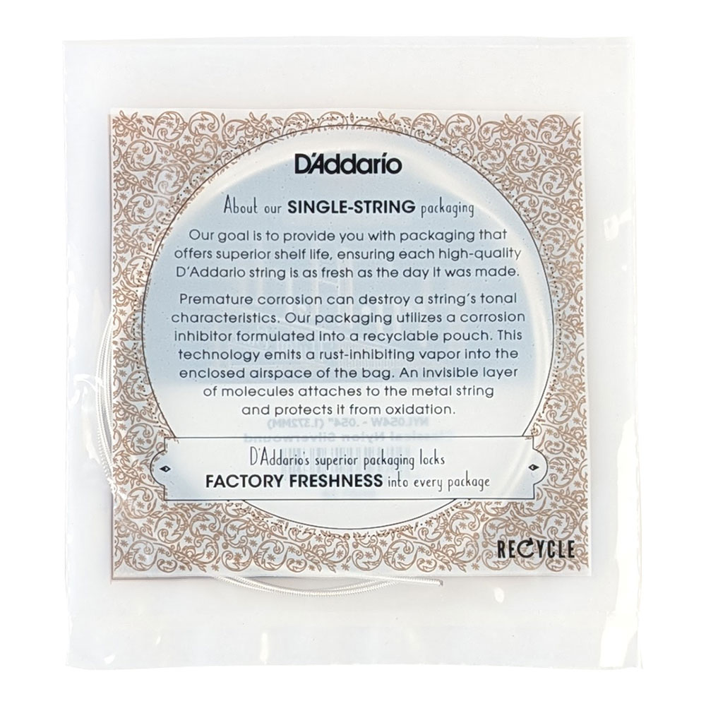 D’Addario NYL054W Classics Basses クラシックギターバラ弦×5本