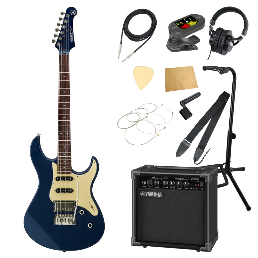 YAMAHA PACIFICA612V II X MSB エレキギター ヤマハ GA15II アンプ付き 入門11点セット