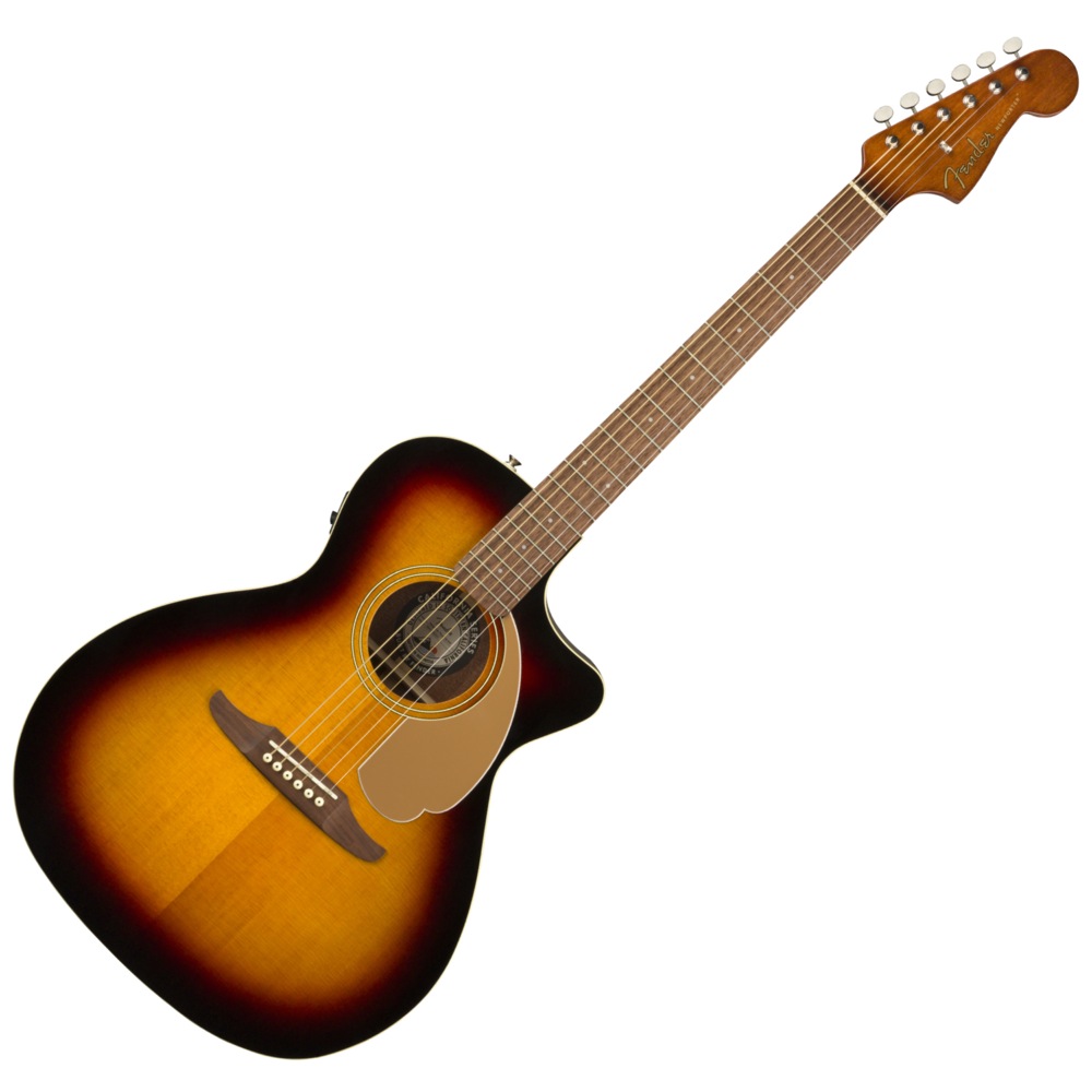 Fender NEWPORTER PLAYER SUNBURST WN エレクトリックアコースティックギター 入門9点セット ギター単体画像