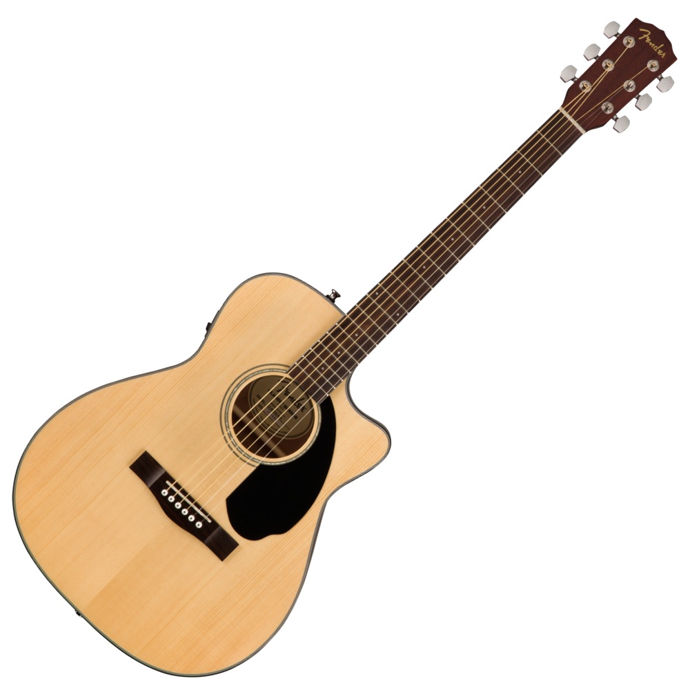 Fender CC-60SCE Concert Walnut Fingerboard Natural エレクトリックアコースティックギター 入門9点セット ギター単体画像