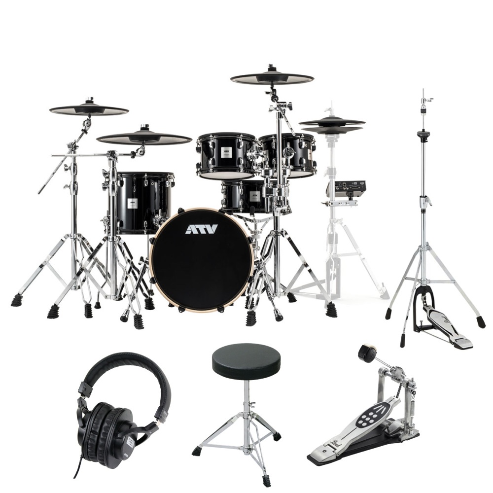 ATV ADA-EXPSET aDrums artist Expanded Set 電子ドラムセット ペダル/ハイハットスタンド/ドラム椅子/ヘッドホン付き