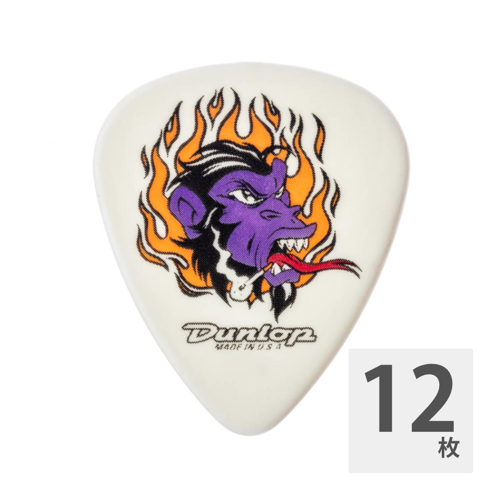 JIM DUNLOP BL01 Alan Forbes Flame Ape Pick 1.00mm ギターピック×12枚