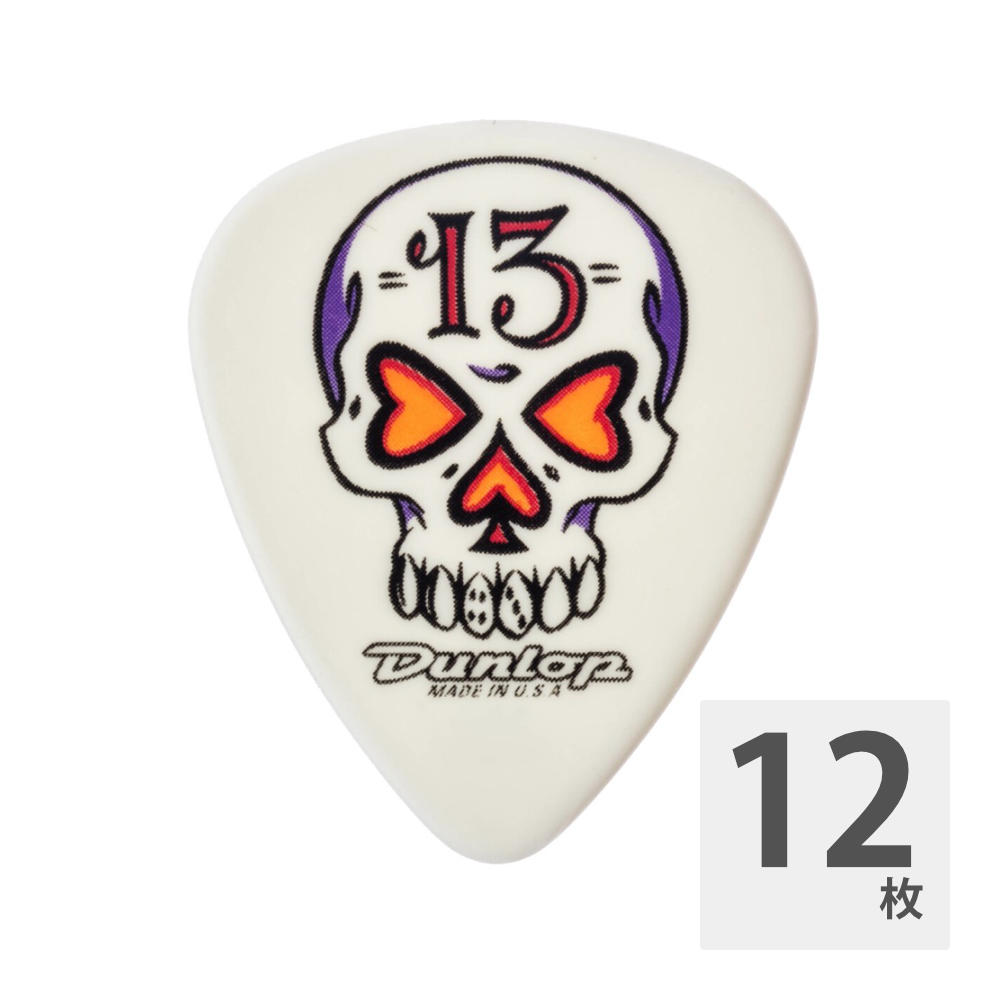 JIM DUNLOP BL02 Alan Forbes Skull Pick 1.00mm ギターピック×12枚