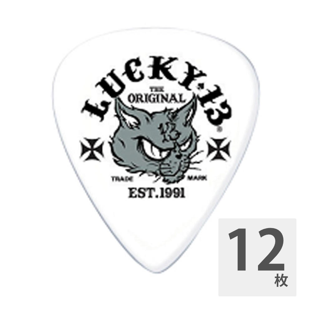 JIM DUNLOP Lucky 13 Dirty Cat 0.60mm ギターピック×12枚