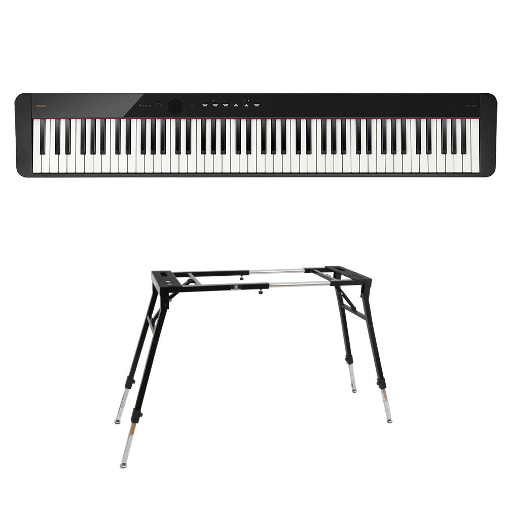  CASIO PX-S1100 BK ブラック 電子ピアノ 88鍵盤 ヘッドホン・専用スタンド・Xイス・ダンパーペダルセット カシオ PXS1100 Privia プリヴィア