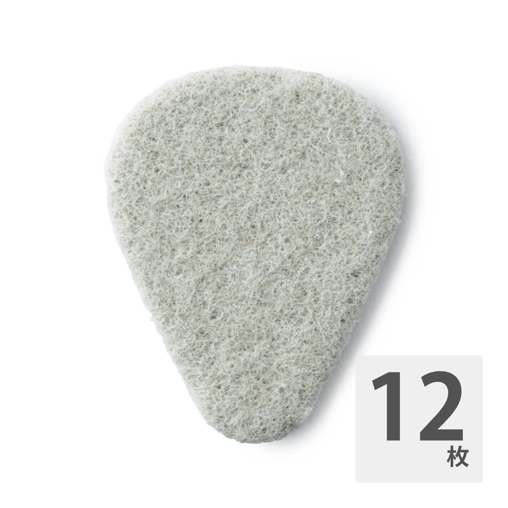 JIM DUNLOP 8012 FELT Standard Beveled フェルトピック×12枚