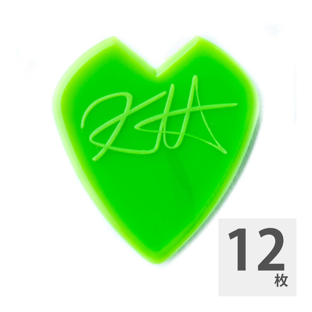 JIM DUNLOP 47BKH3N Kirk Hammett Green JAZZ III ギターピック×12枚