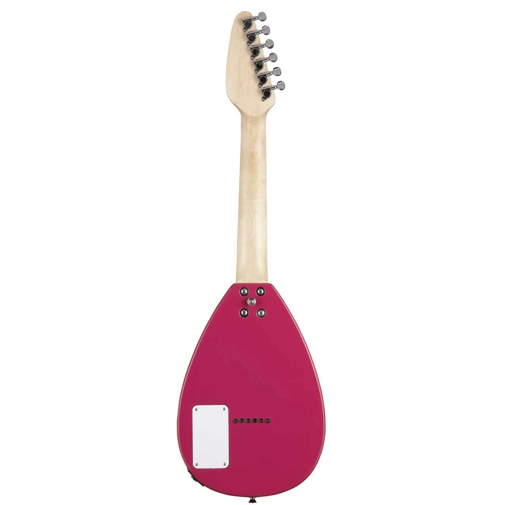 VOX MK3 MINI LR Loud Red ミニエレキギター ラウドレッド ストラップ チューナー ケーブル付きセット 背面全体