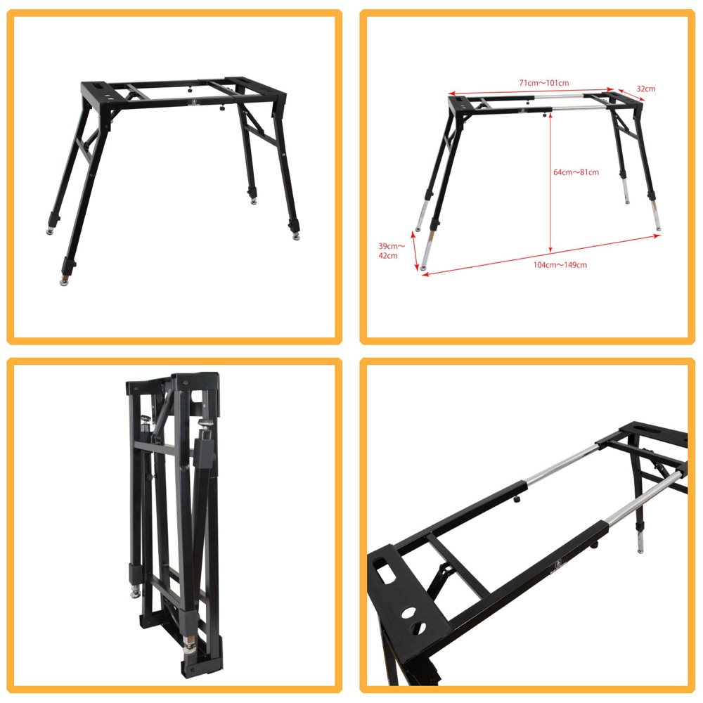 CASIO Privia PX-S1100 RD 電子ピアノ キーボードスタンド キーボードベンチ ヘッドホン 4点セット [鍵盤 Fset] スタンドの画像