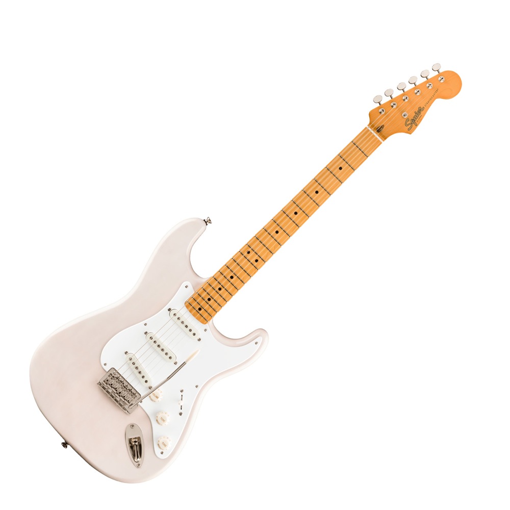 Squier Classic Vibe ’50s Stratocaster Maple Fingerboard White Blonde エレキギター VOXアンプ付き 入門11点 初心者セット 本体