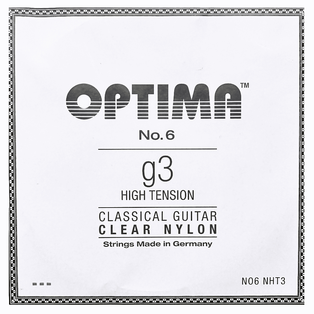 Optima Strings No6.NHT3 Nylon G3 High 3弦 バラ弦 クラシックギター弦×3本