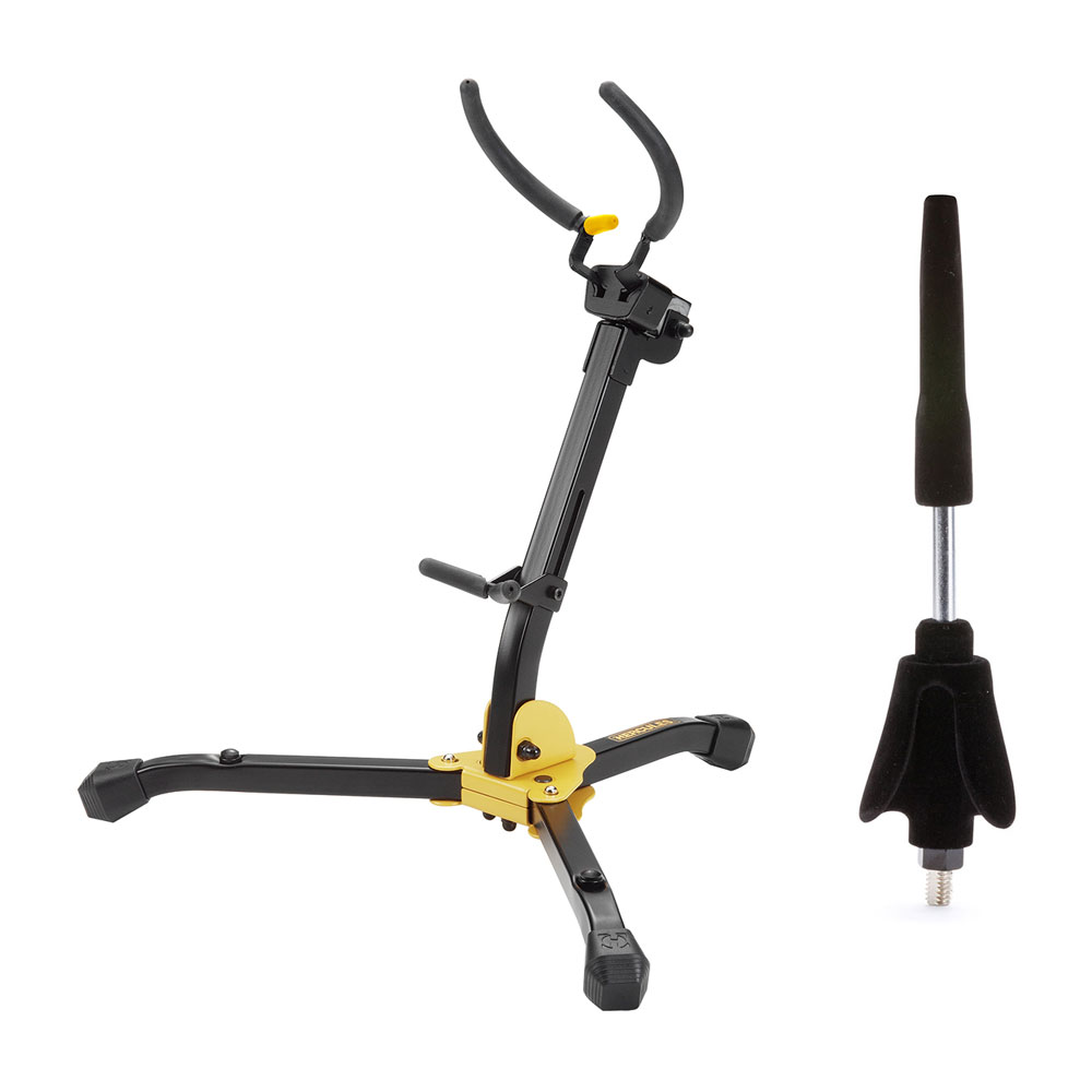 HERCULES ハーキュレス DS630BB & DS602B AUTO GRIP アルトサックススタンド テナーサックススタンド クラリネット/フルート用ペグアダプターセット