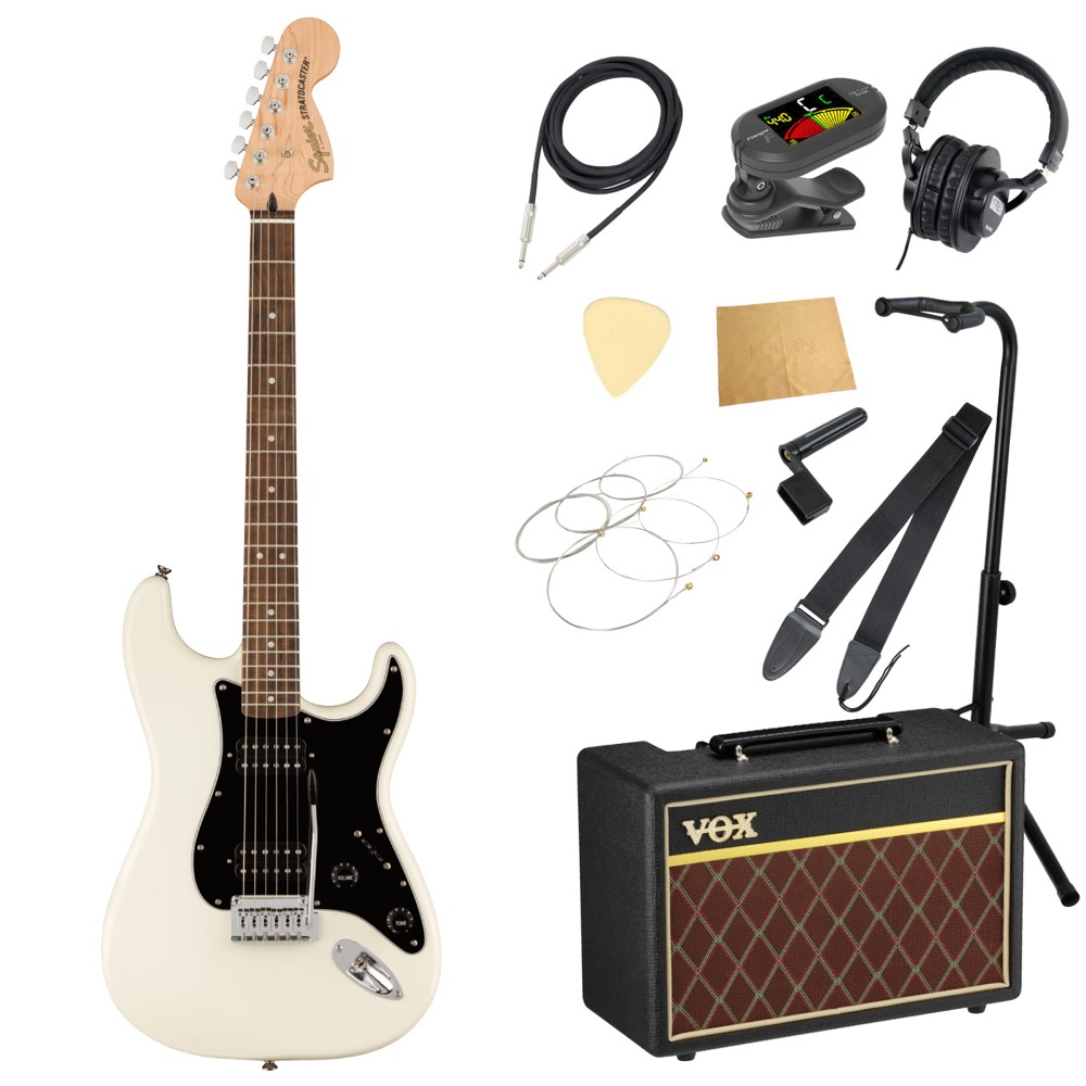 Squier Affinity Series Stratocaster HH OLW エレキギター VOXアンプ付き 入門11点セット
